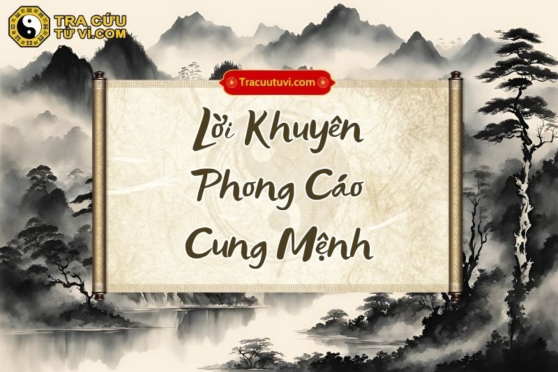 Lời khuyên cho người có sao Phong Cáo tại cung Mệnh Lời khuyên cho người có sao Phong Cáo tại cung Mệnh