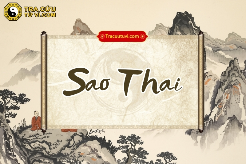 Sao Thai là giai đoạn mầm sống mới hình thành sau chỗ Tuyệt, mang ý tái sinh, bắt đầu một vòng sống mới nhưng còn ở thế phôi thai, chưa trưởng thành. Sao Thai là giai đoạn mầm sống mới hình thành sau chỗ Tuyệt, mang ý tái sinh, bắt đầu một vòng sống mới nhưng còn ở thế phôi thai, chưa trưởng thành.