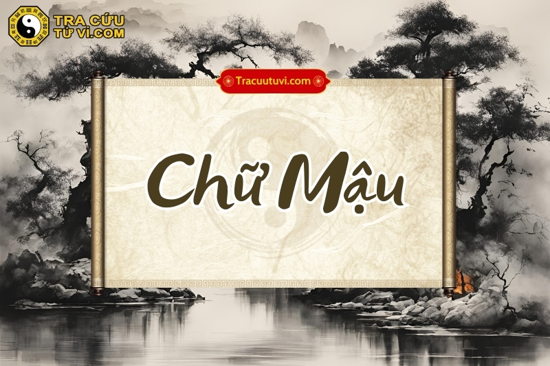 Chữ Mậu tượng trưng cho nhóm đất ở những bãi đê bồi, đá, đất khô hoặc đất dày phì nhiêu Chữ Mậu tượng trưng cho nhóm đất ở những bãi đê bồi, đá, đất khô hoặc đất dày phì nhiêu