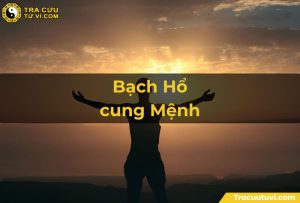 Bạch Hổ cung Mệnh trong tử vi là cách cục khi sao Bạch Hổ tọa cung Mệnh, chủ về người có tính cách can đảm.