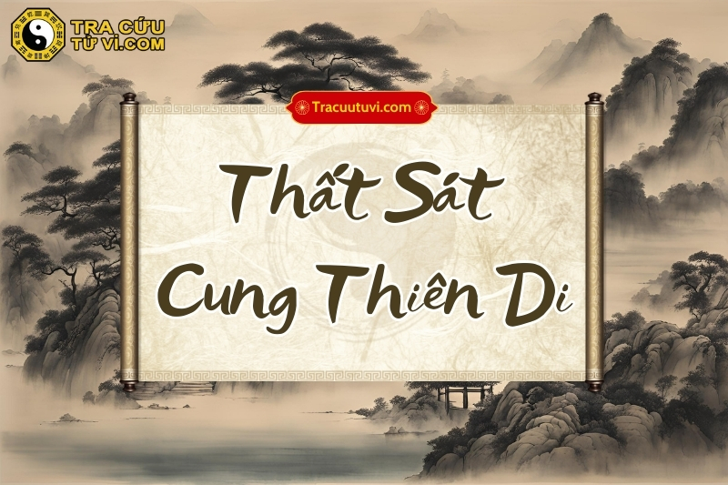 Thất Sát cung Thiên Di chủ về đương số khi ra ngoài dễ gặp vận may, không hợp sống an phận, cần môi trường cạnh tranh, va chạm, thử thách Thất Sát cung Thiên Di chủ về đương số khi ra ngoài dễ gặp vận may, không hợp sống an phận, cần môi trường cạnh tranh, va chạm, thử thách