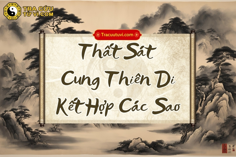 Ý nghĩa Thất Sát cung Thiên Di khi kết hợp với các sao trong lá số tử vi Ý nghĩa Thất Sát cung Thiên Di khi kết hợp với các sao trong lá số tử vi