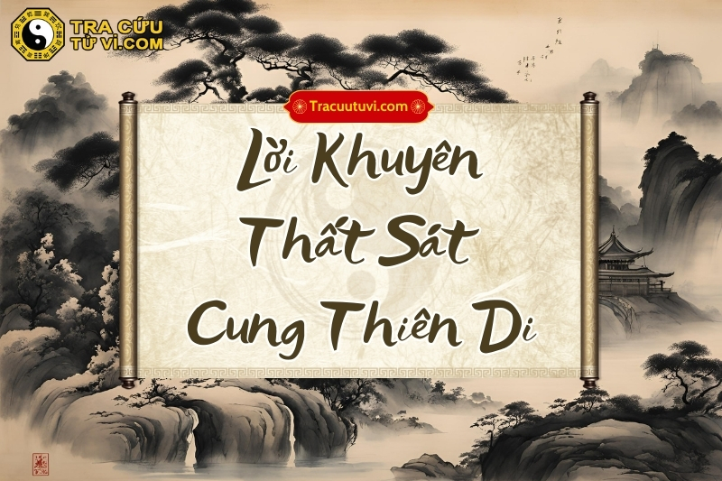 Lời khuyên khi có sao Thất Sát tại cung Thiên Di trong lá số tử vi Lời khuyên khi có sao Thất Sát tại cung Thiên Di trong lá số tử vi