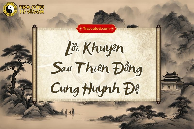 Lời khuyên cho người có sao Thiên Đồng cung Huynh Đệ Lời khuyên cho người có sao Thiên Đồng cung Huynh Đệ