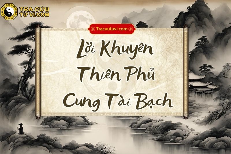 Lời khuyên dành cho người có sao Thiên Phủ cung Tài Bạch