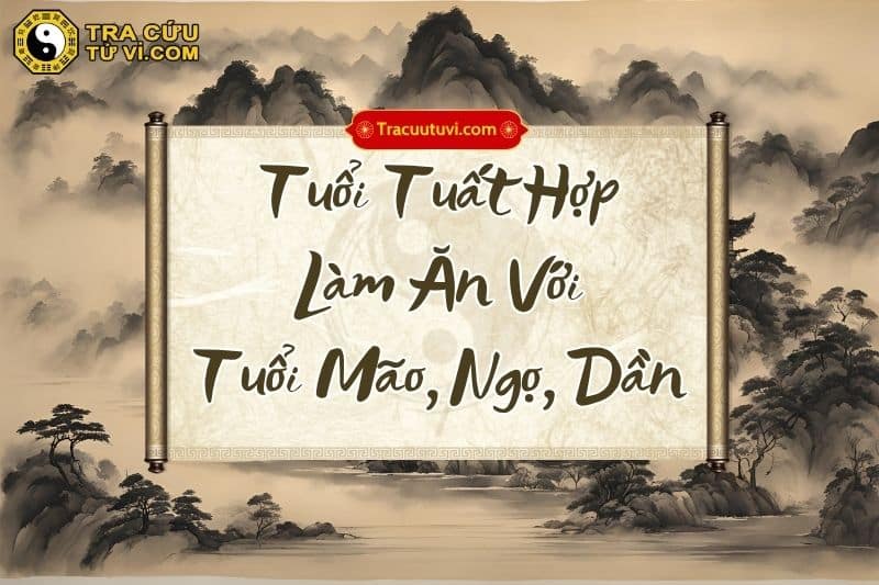 Tuổi Tuất hợp làm ăn với tuổi Mão, Ngọ, Dần