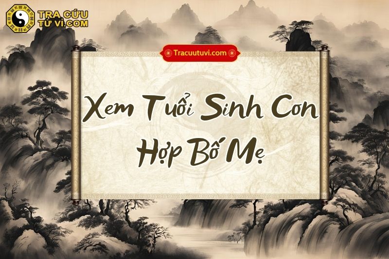 Hướng dẫn cách xem tuổi sinh con hợp bố mẹ đơn giản, chuẩn xác