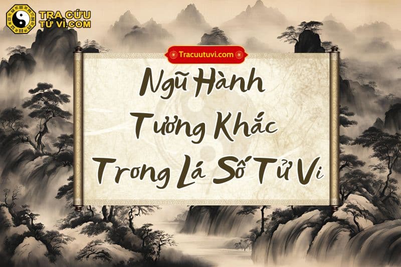 Ngũ hành tương khắc trong lá số tử vi Ngũ hành tương khắc trong lá số tử vi