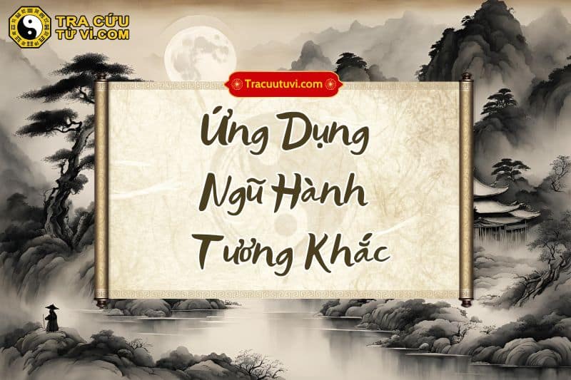 Ứng dụng ngũ hành tương khắc và tác động trong phong thủy Ứng dụng ngũ hành tương khắc và tác động trong phong thủy
