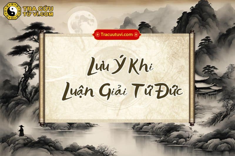 Một số lưu ý khi luận giải Tứ Đức Một số lưu ý khi luận giải Tứ Đức