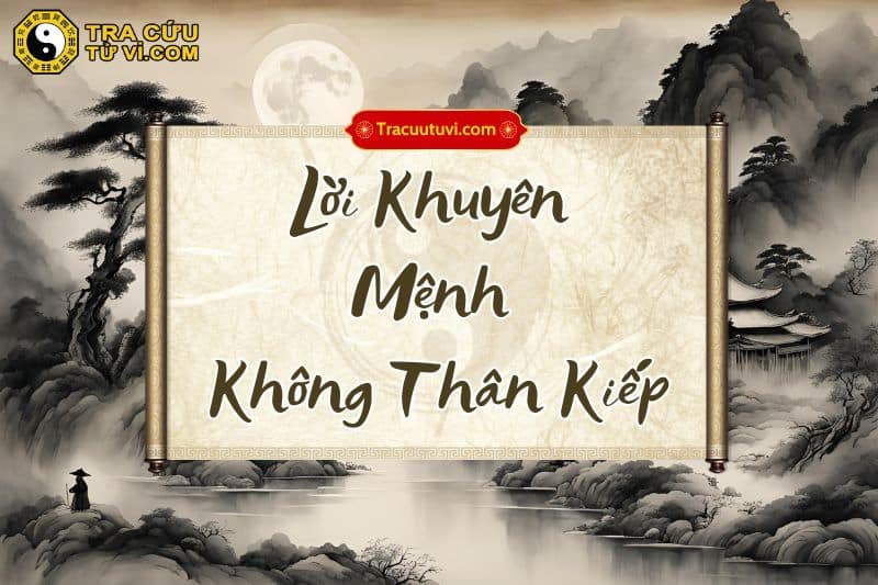 Lời khuyên cải mệnh cho người Mệnh Không Thân Kiếp Lời khuyên cải mệnh cho người Mệnh Không Thân Kiếp