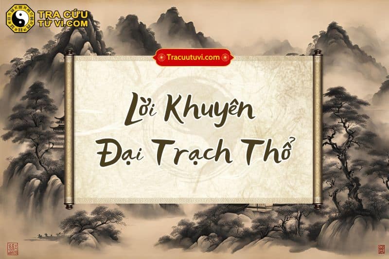 Lời khuyên dành cho người Đại Trạch Thổ Lời khuyên dành cho người Đại Trạch Thổ
