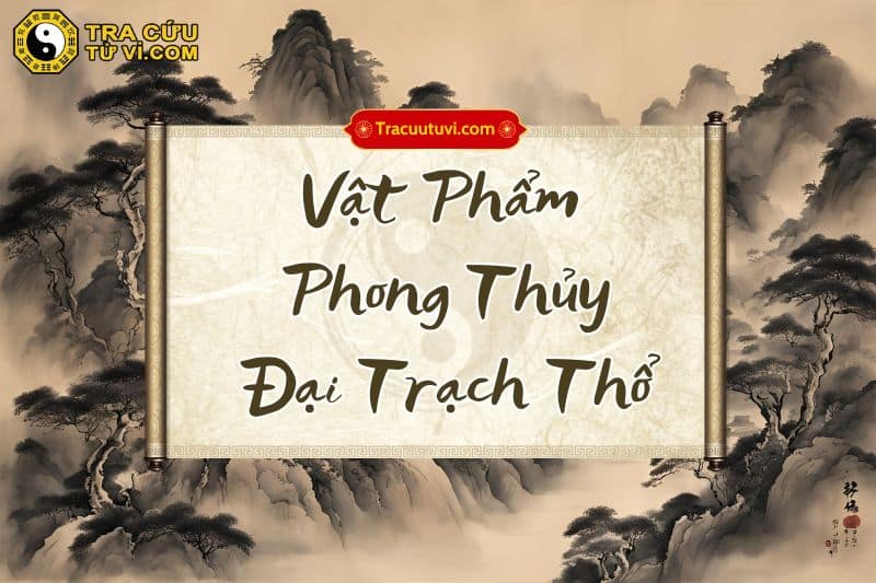 Vật phẩm phong thủy hợp với Đại Trạch Thổ Vật phẩm phong thủy hợp với Đại Trạch Thổ