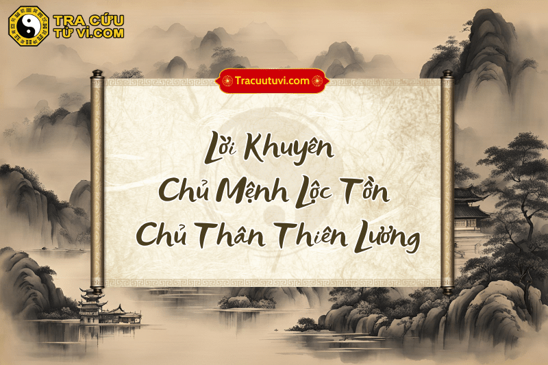 Lời khuyên cho người chủ mệnh Lộc Tồn chủ thân Thiên Lương là gì? Lời khuyên cho người chủ mệnh Lộc Tồn chủ thân Thiên Lương là gì?