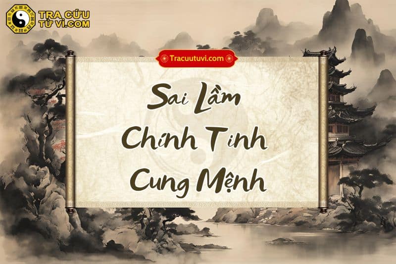 Những sai lầm thường gặp khi xem chính tinh cung Mệnh