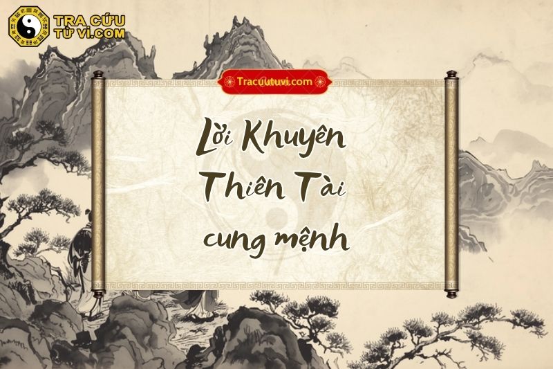 Lời khuyên dành cho người sở hữu Thiên Tài cung Mệnh Lời khuyên dành cho người sở hữu Thiên Tài cung Mệnh